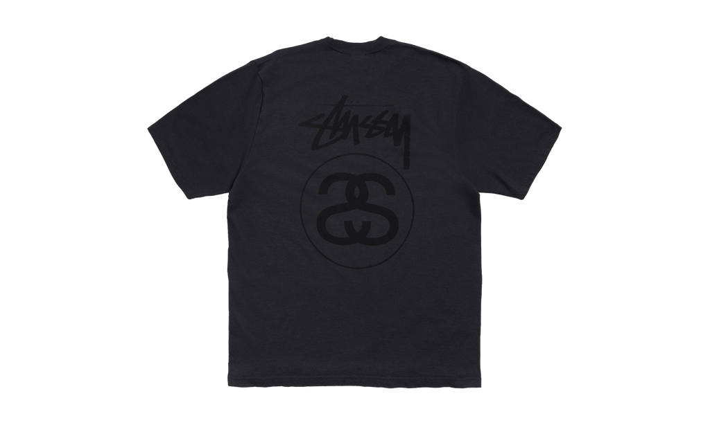 STOCK LINK TEE PIGMENT DYED "Faded Black" STUS284