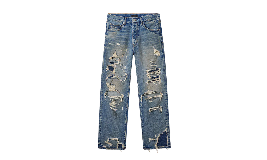 Dirty Repair Blowout Denim "Blue" P011 VTLG425