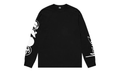 Stacked Pigment Dyed LS Tee "Black" STUS301