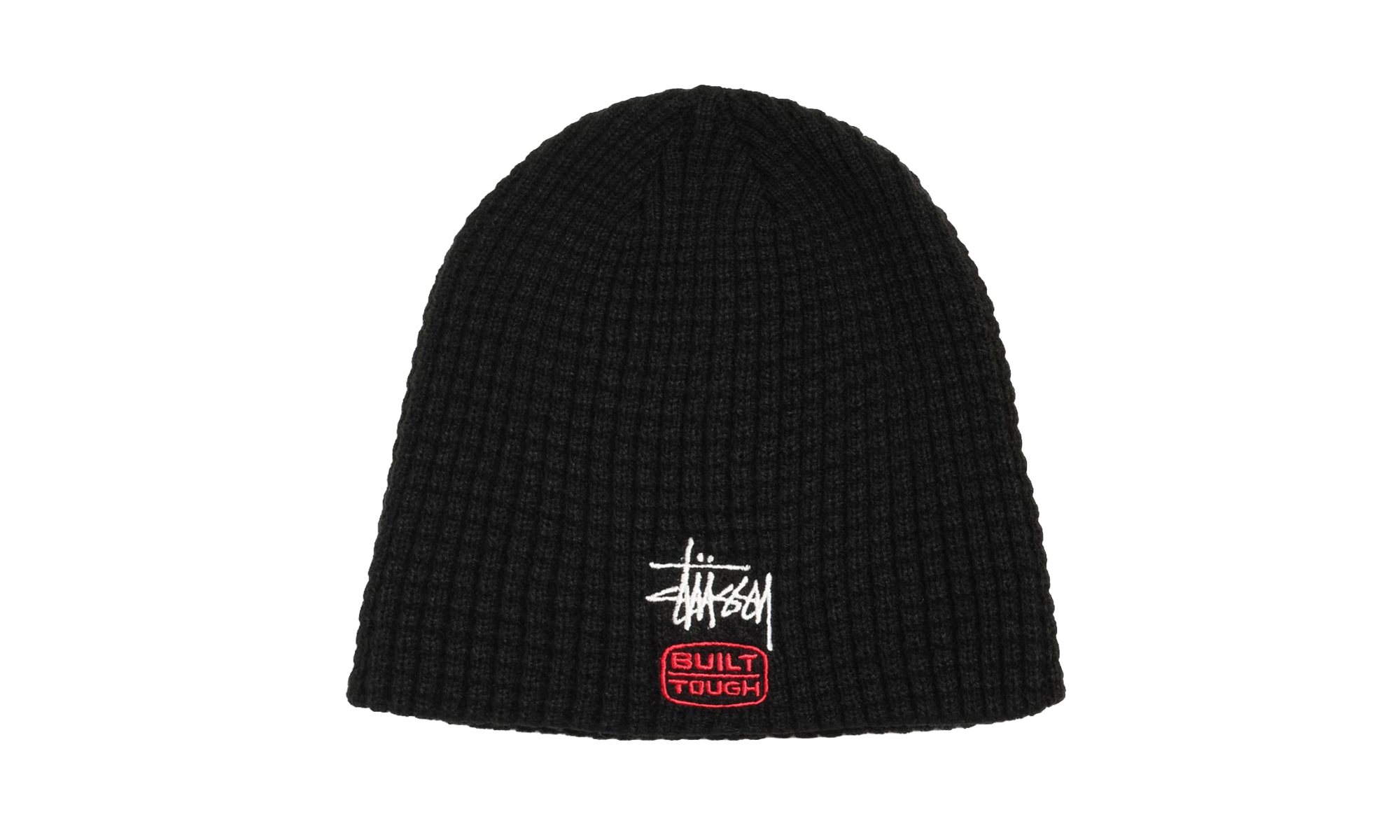 WAFFLE BUILT TOUGH SKULLCAP "Black" STUS341