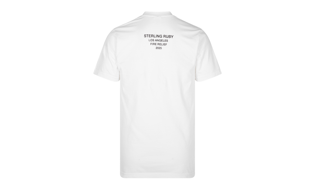 LA Relief Box Logo "White" SU25086