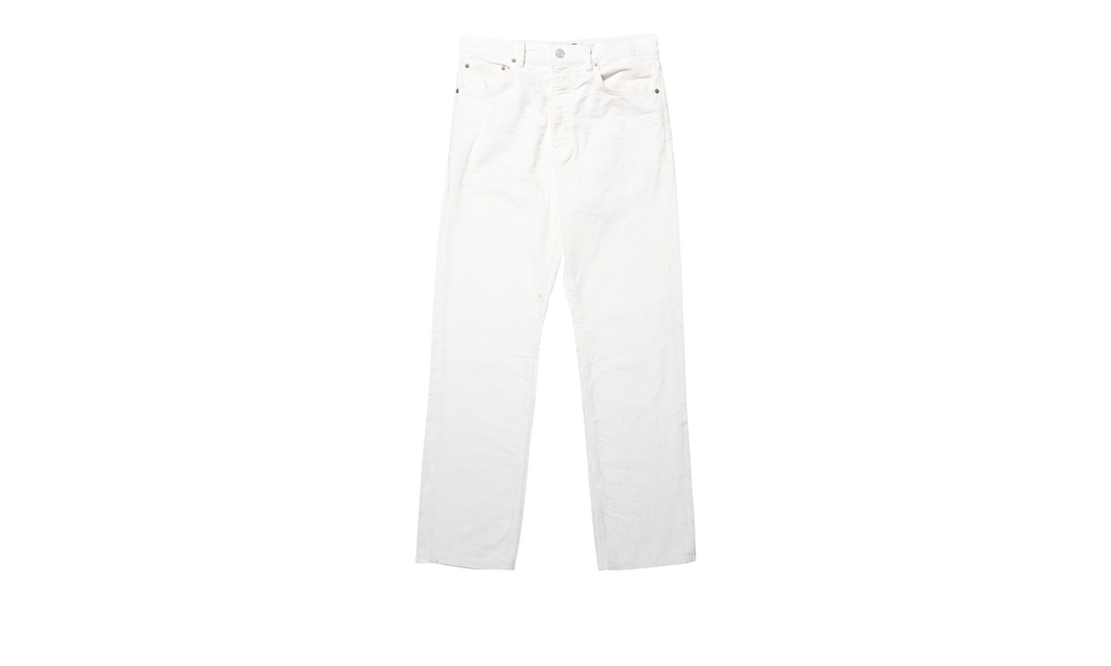 CORDUROY SEMI COATED "White" P011 CFSW423