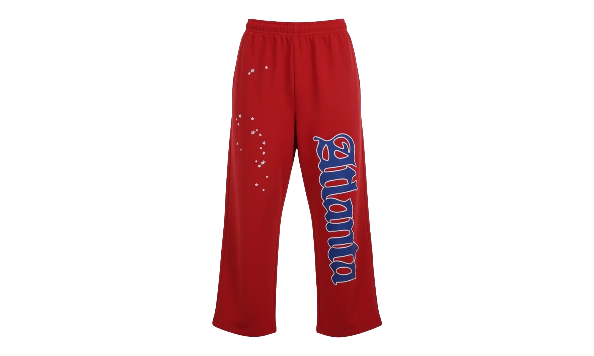 Atlanta Logo Open Leg Sweatpants "Red / Blue" SP5der319