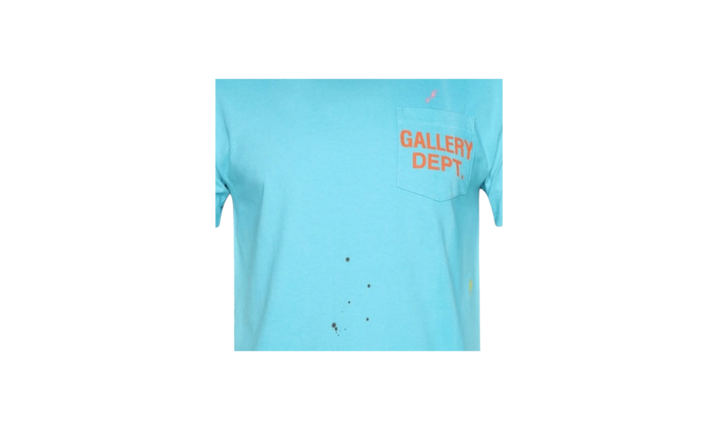 Paint Splatter Logo Tee "Turquoise" SUNFWZ9M