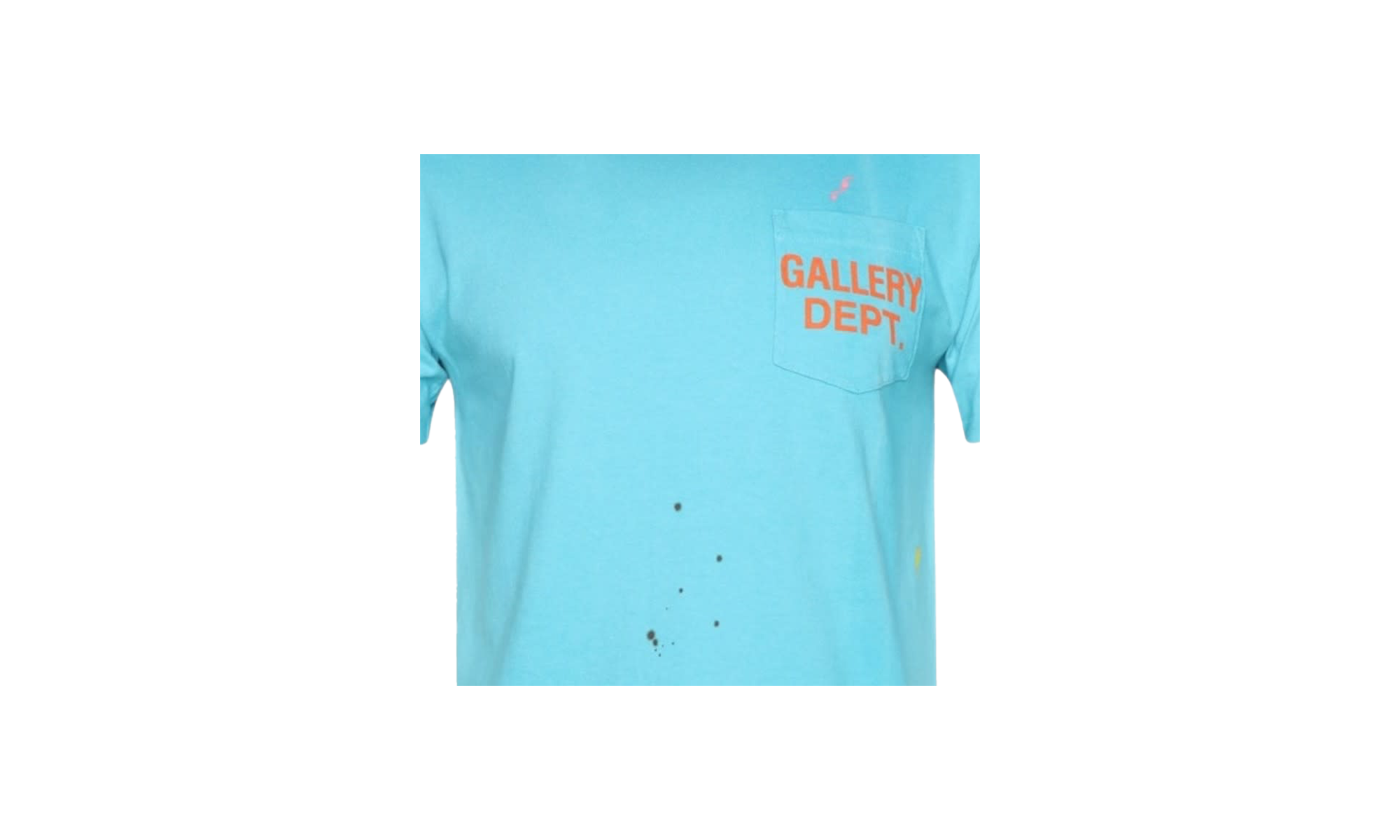 Paint Splatter Logo Tee "Turquoise" SUNFWZ9M