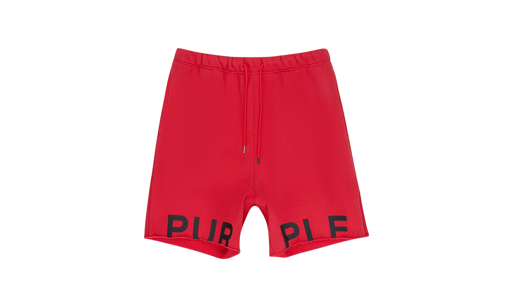 HEAVY FLEECE SHORT SHORTS "RED" PRP XBTM 0128