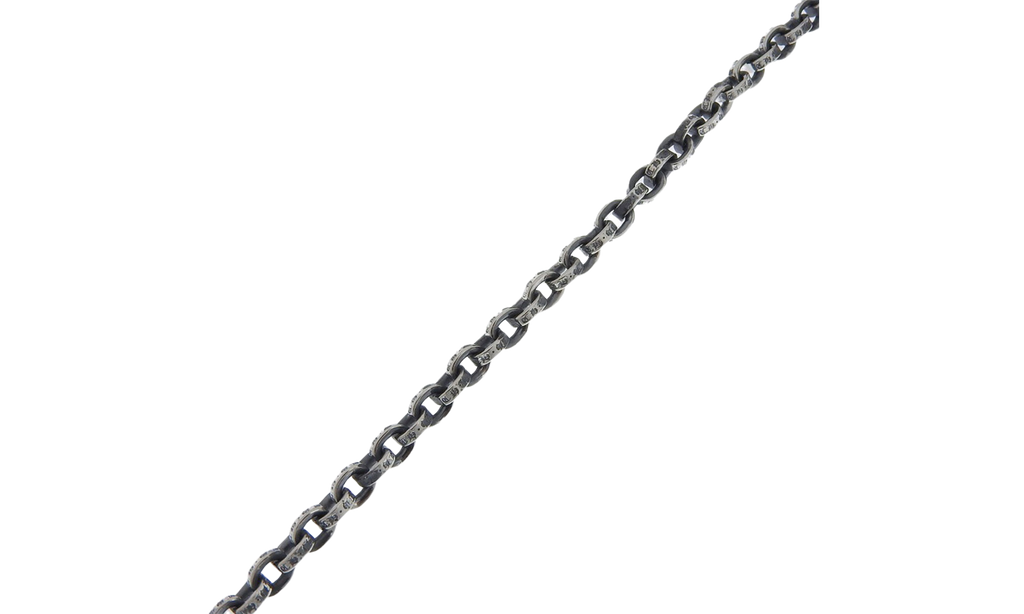 Paper chain 20 inch 925 Unisex necklace A+rank "Silver" CHRM0434