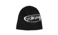 Brushed oval skullcap "Black" STUS330