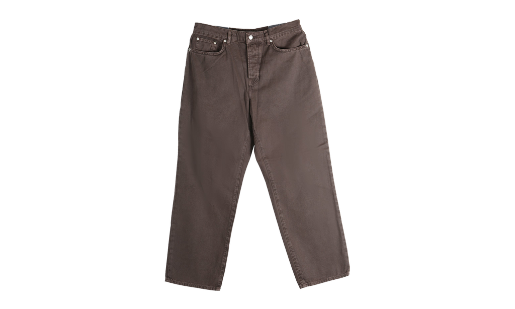 Big Ol Washed Canvas Jean "BROWN" 116618 BROW