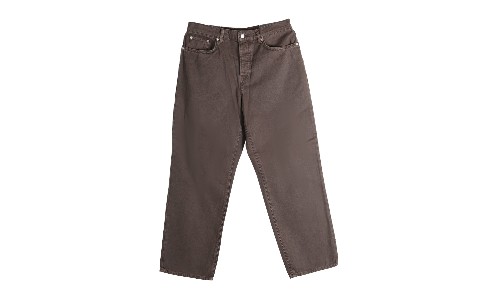 Big Ol Washed Canvas Jean "BROWN" 116618 BROW