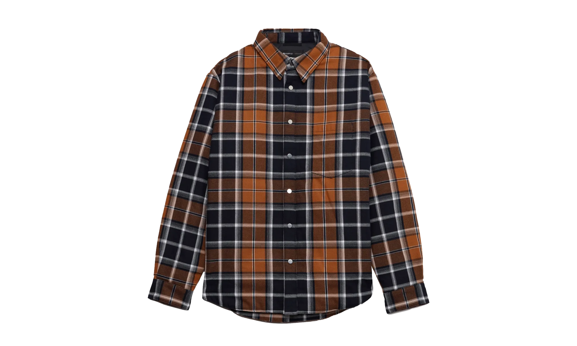 Gold Plaid Down Shirt P323 GPDS122