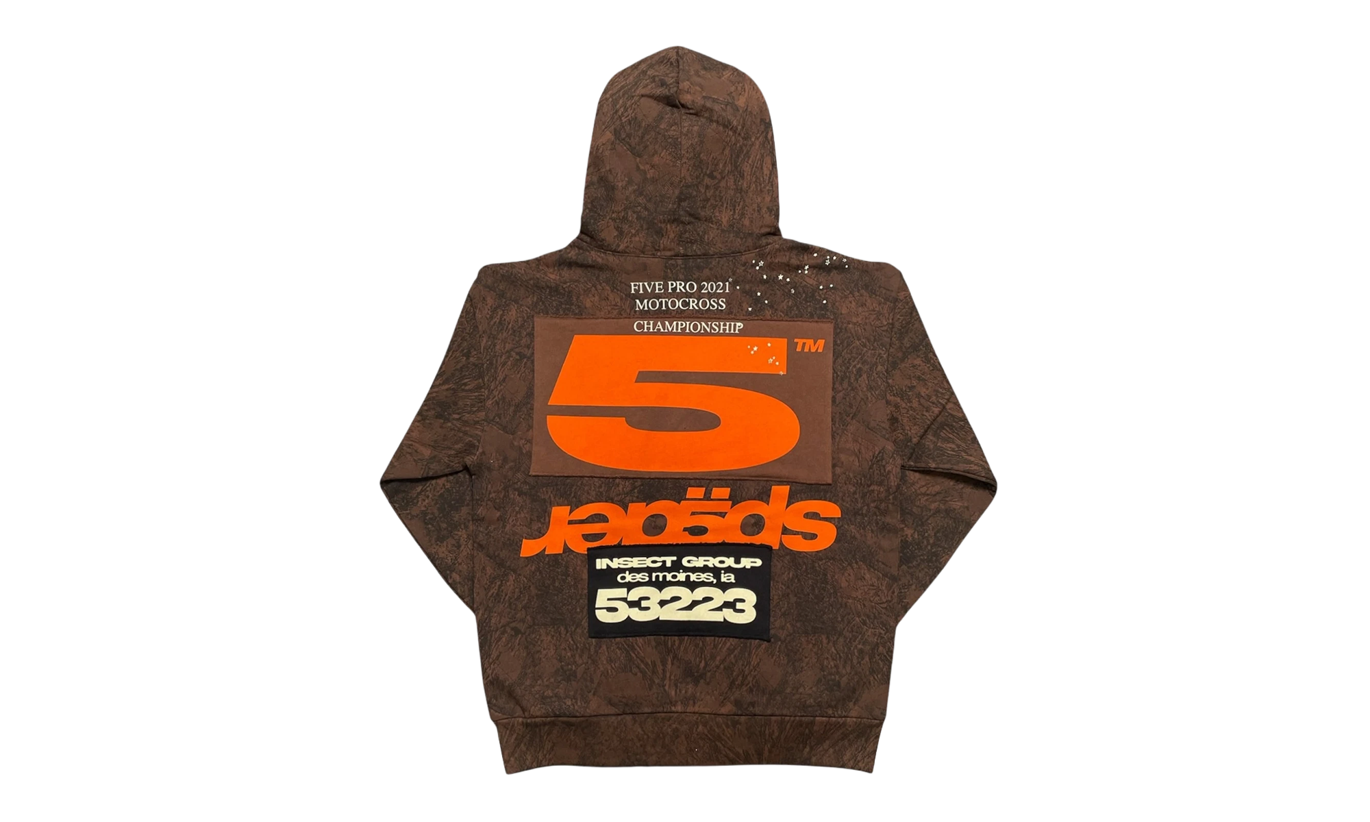 T&F Tree Hooded Sweatshirt "Brown / Camo" SP5der318