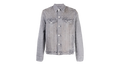 WASHED GREY JACQUARD TRUCKER "Grey" P024 WGJQ422
