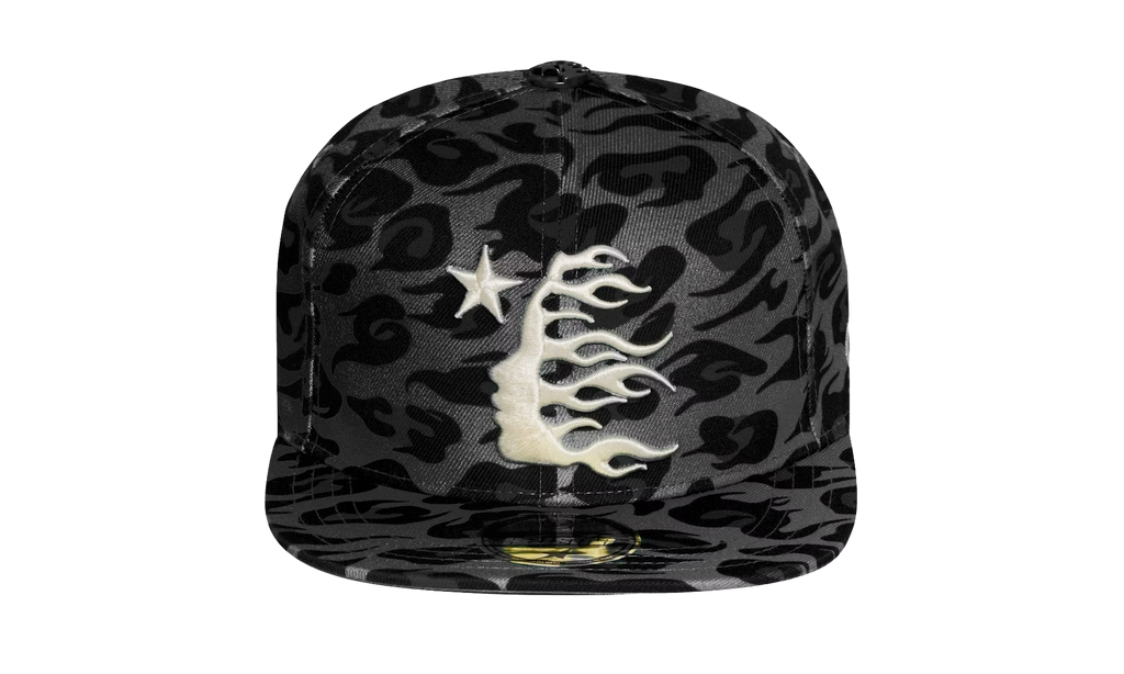 Cheetah Print Fitted Hat "Black" HSR094