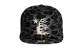 Cheetah Print Fitted Hat "Black" HSR094