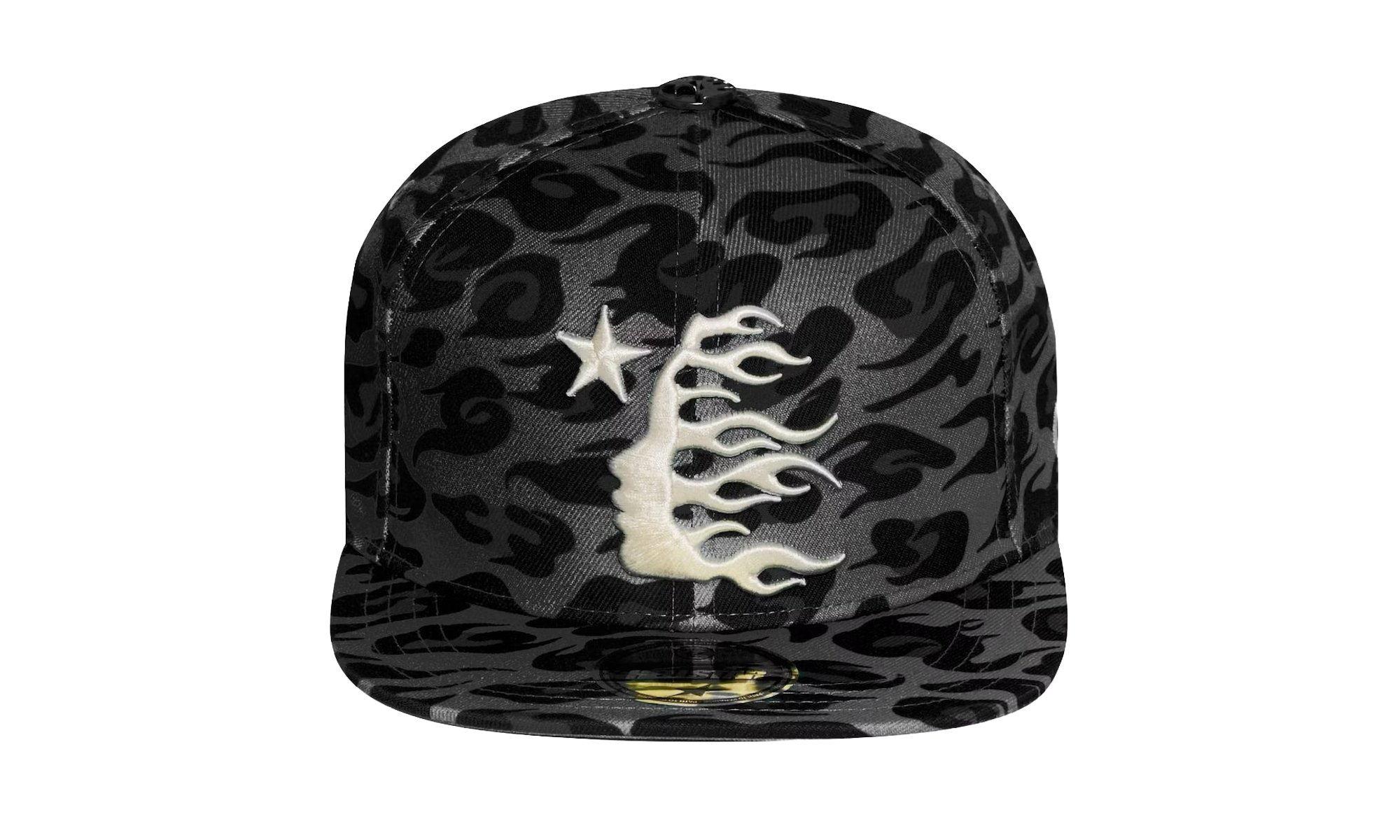 Cheetah Print Fitted Hat "Black" HSR094