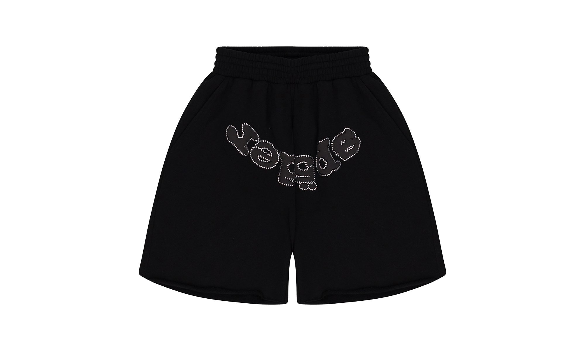 OG WEB V2 RHINESTONE SHORT "Black" SP5der72