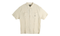 Crinkled Check Short Sleeve Shirt "TAN" 1110371 TANN