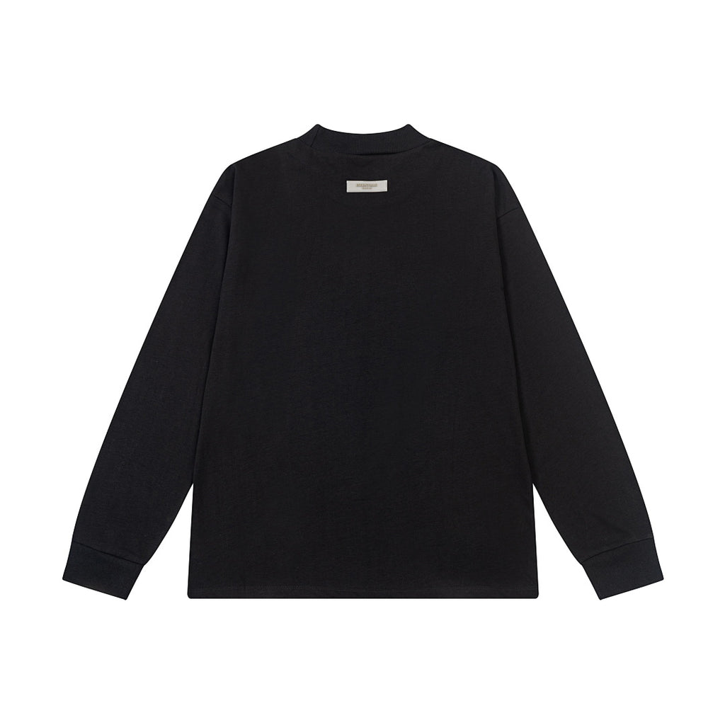 Fear of God Essentials 24SS Silicone Logo Knit Tee - Desert Wheat