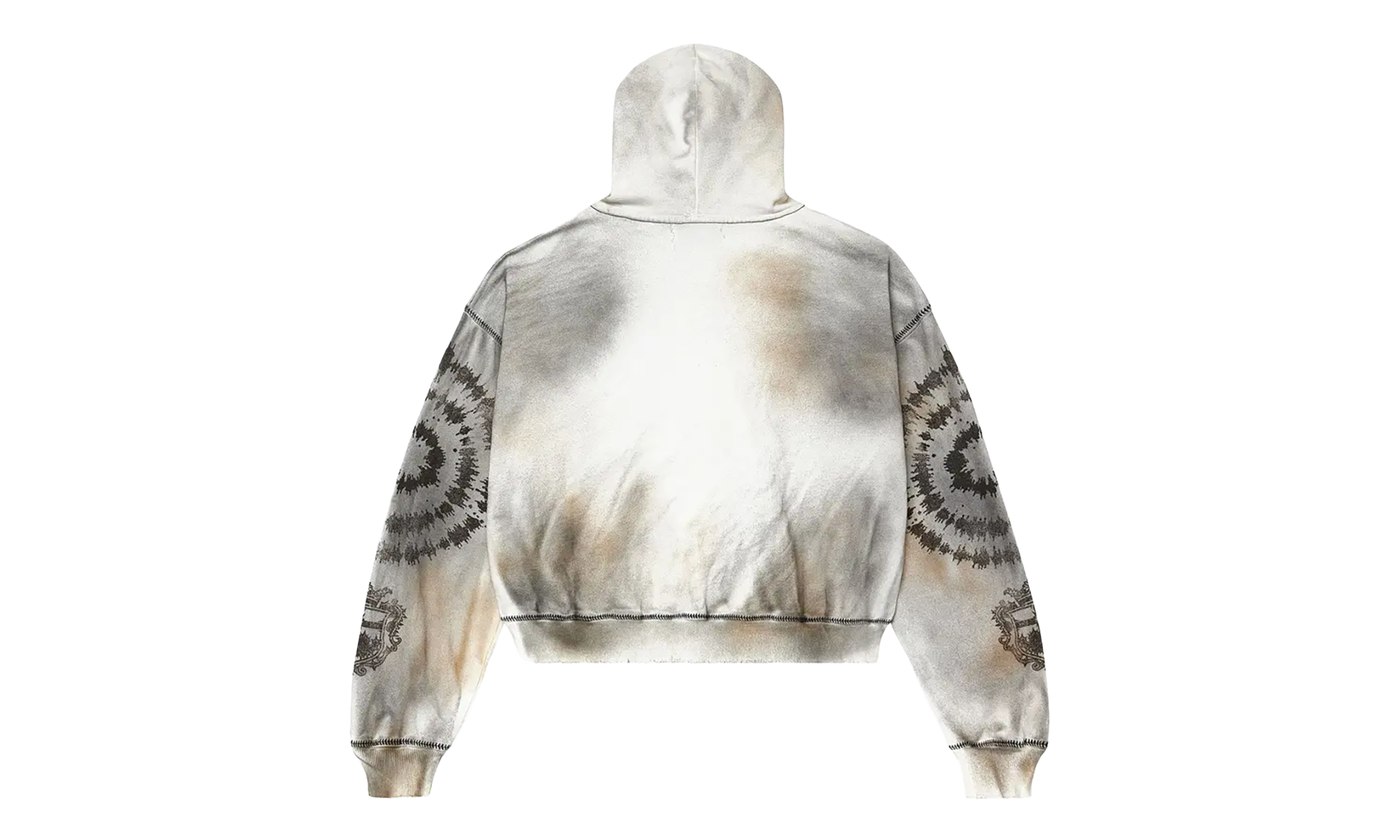 Spiral Zip Up Hoodie "Ash Grey" VAL110