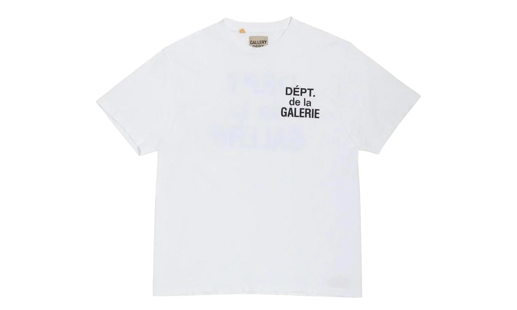 French T-Shirt "White / Black" GD016