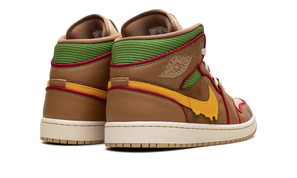 Air Jordan 1 Mid SE "Cheeseburger" HF4830 600