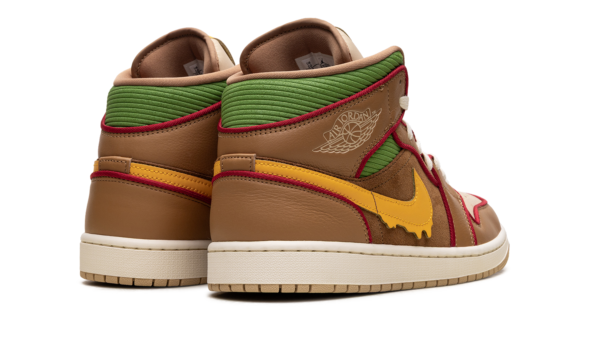 Air Jordan 1 Mid SE "Cheeseburger" HF4830 600