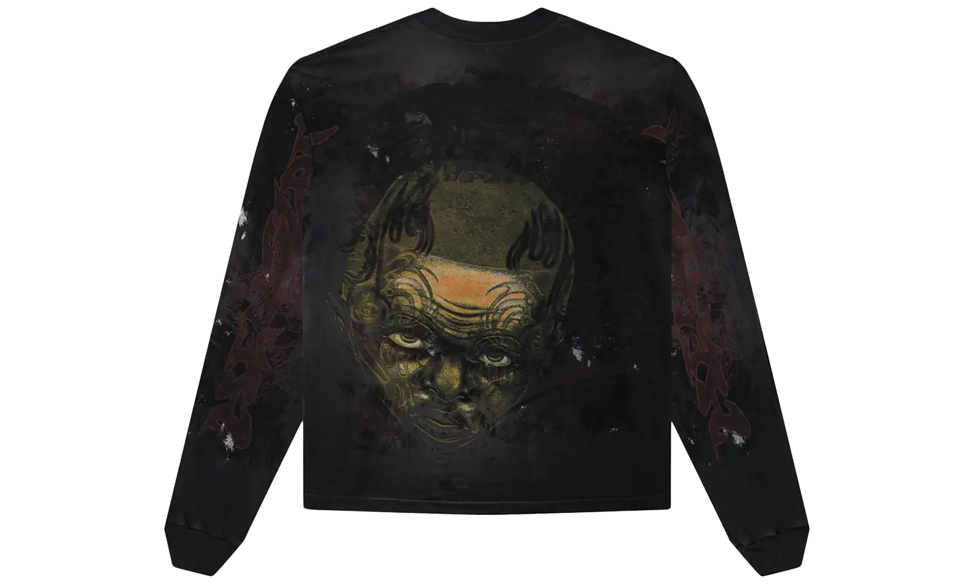 Graffiti L/S T-Shirt Black "Black" HSR046