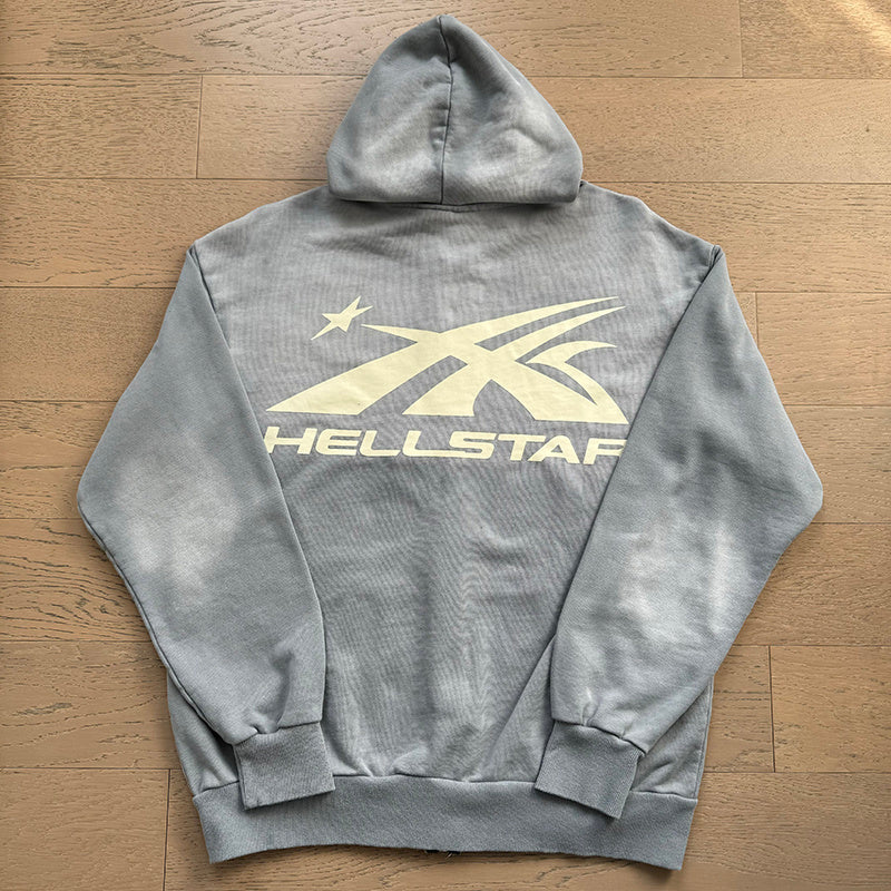Hellstar Records Graphic Hoodie & Sweatpants Matching Set