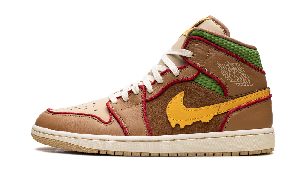 Air Jordan 1 Mid SE "Cheeseburger" HF4830 600