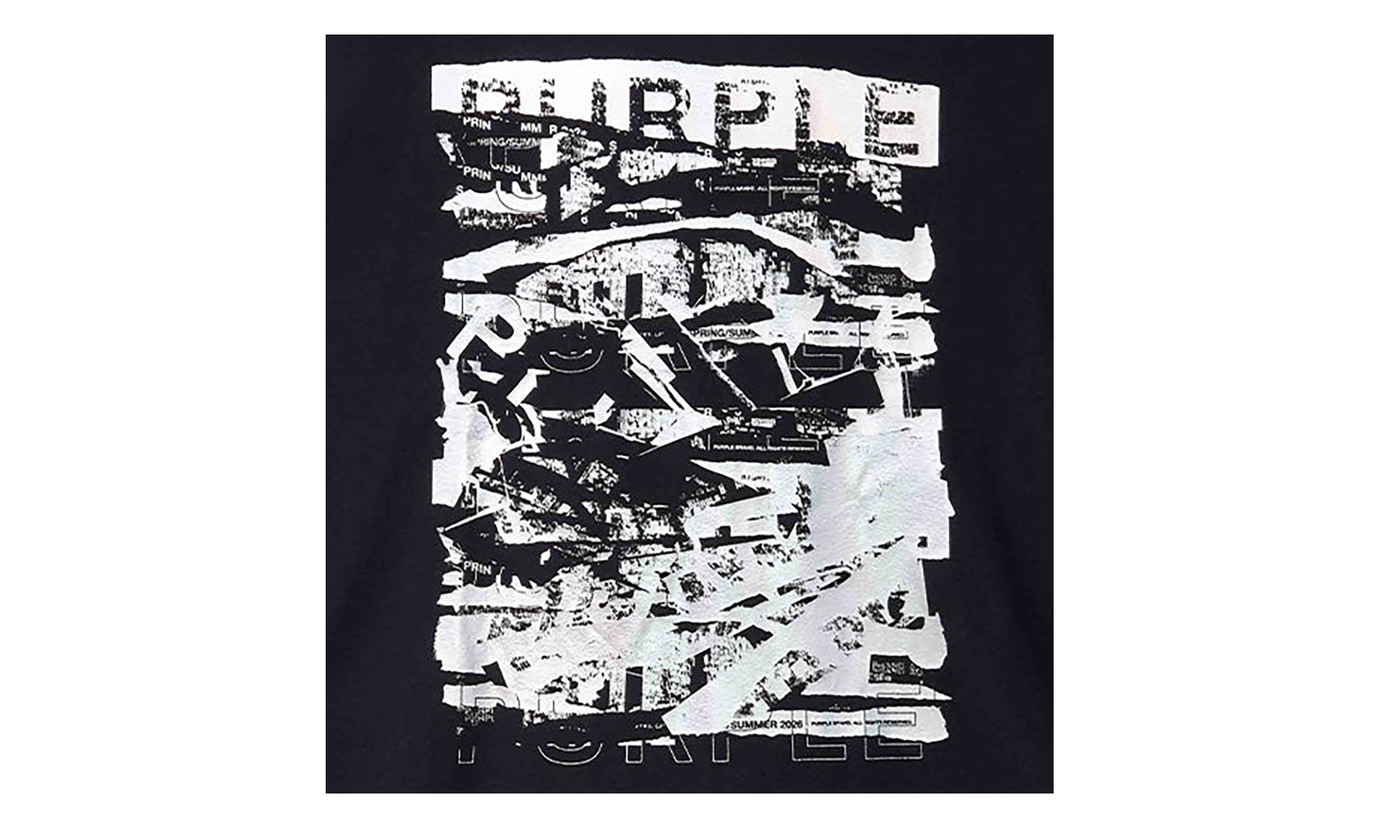 Foil Textured SL Tee "Black" P103 TBIF226