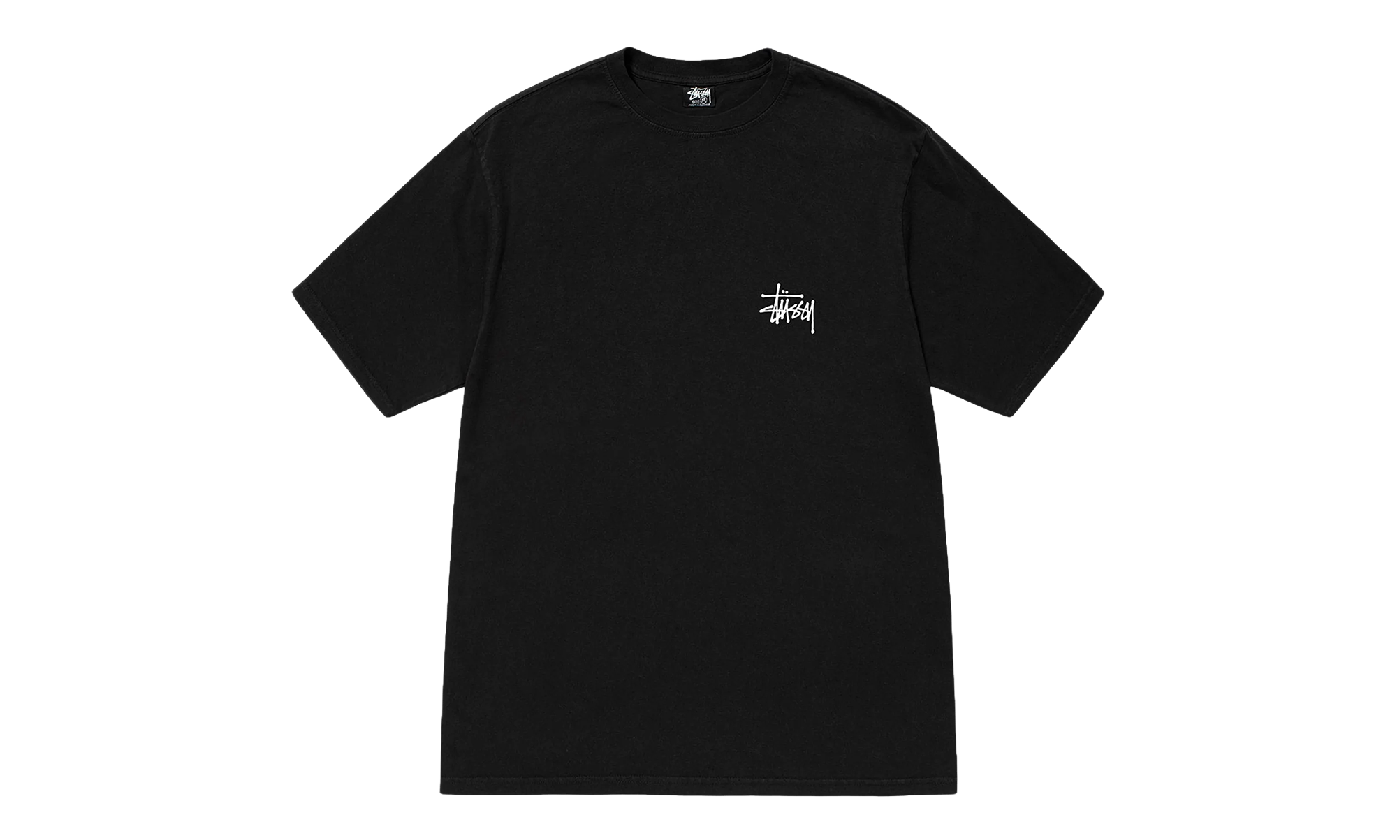 Basic Pigment Dyed T-Shirt "Black" STUS360