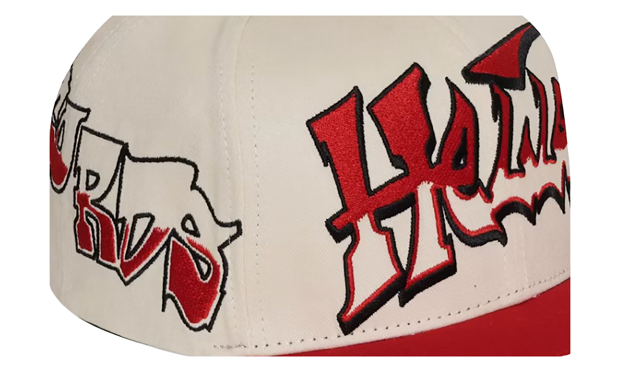 Records Snapback Hat "Red/White" HSR199