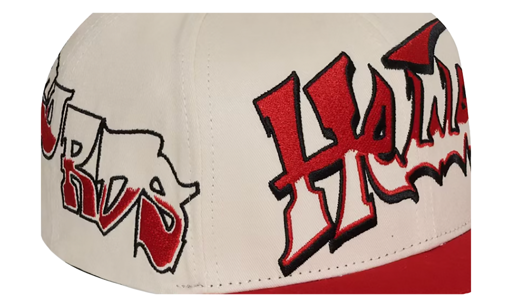 Records Snapback Hat "Red/White" HSR199