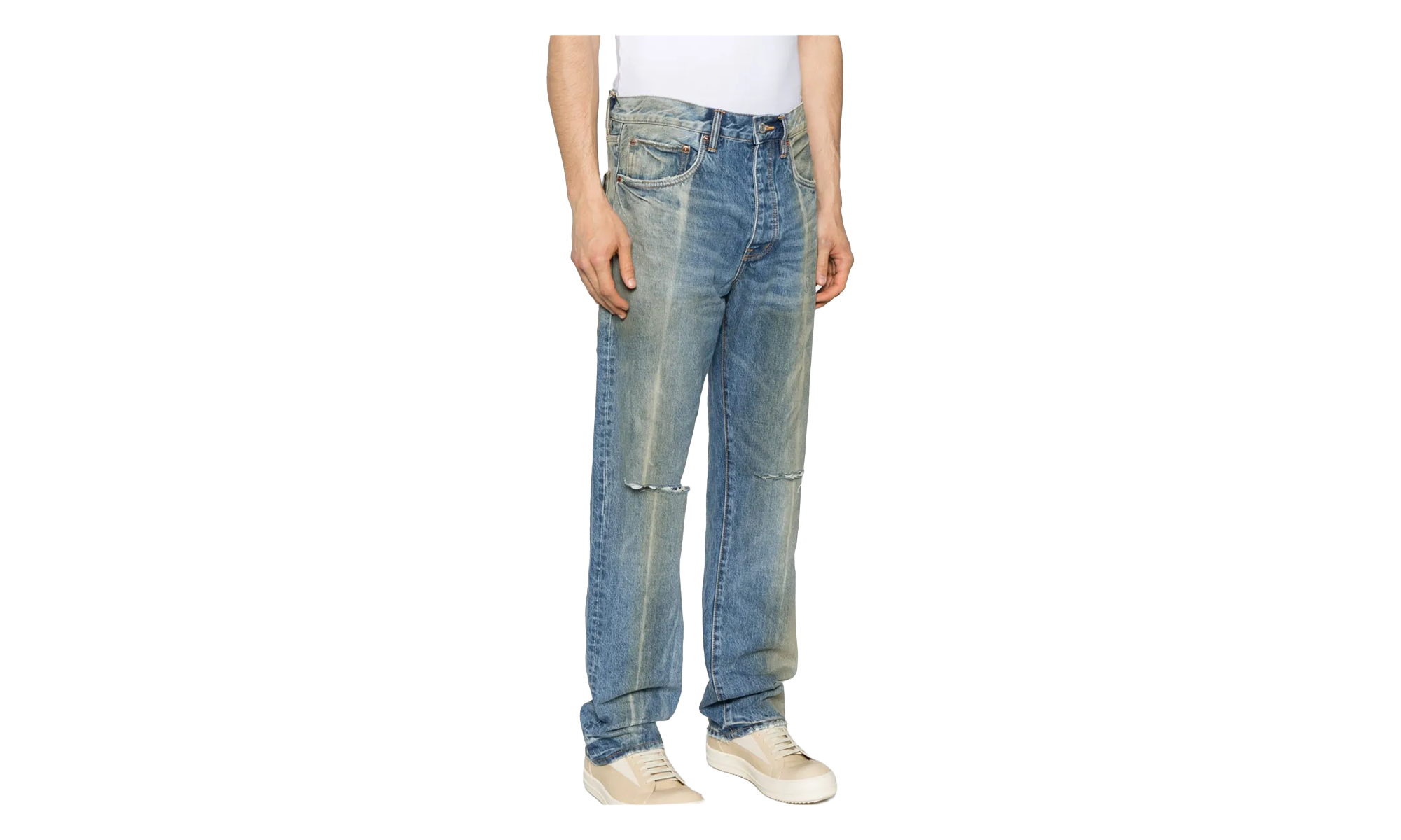Gaia Blowout Jeans "Mid Indigo" P011 GBMD225