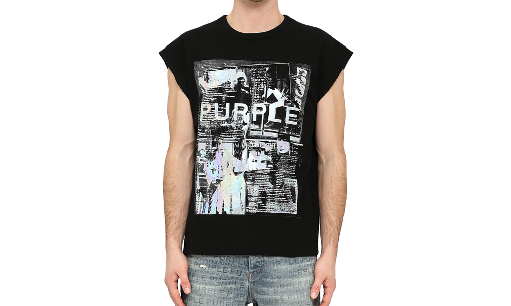 Heavyweight Textured SL Tee "Black" M1072 HJBL425