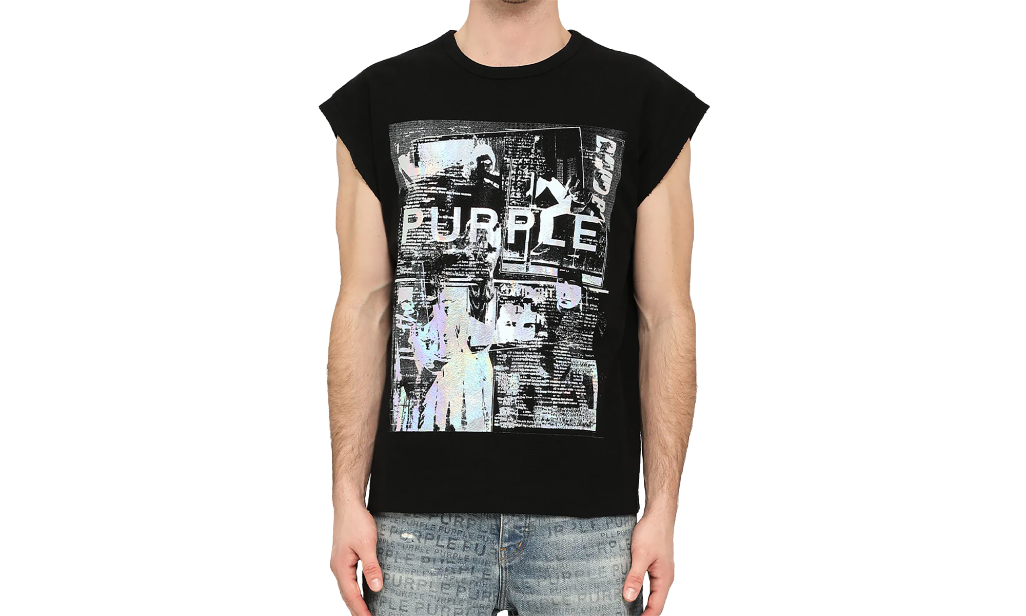 Heavyweight Textured SL Tee "Black" M1072 HJBL425