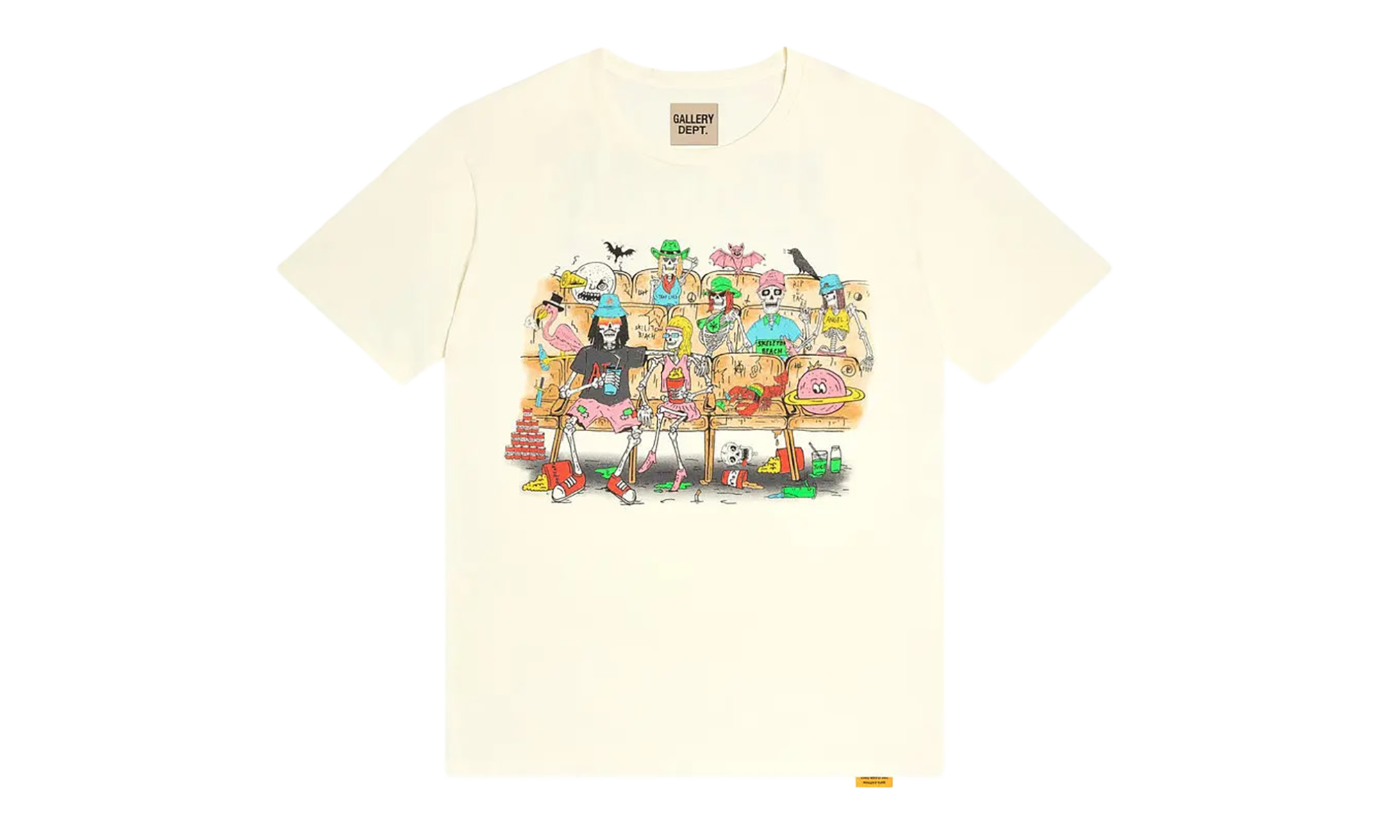 Skeleton Beach Theatre Tee "Light Archival White" GD055