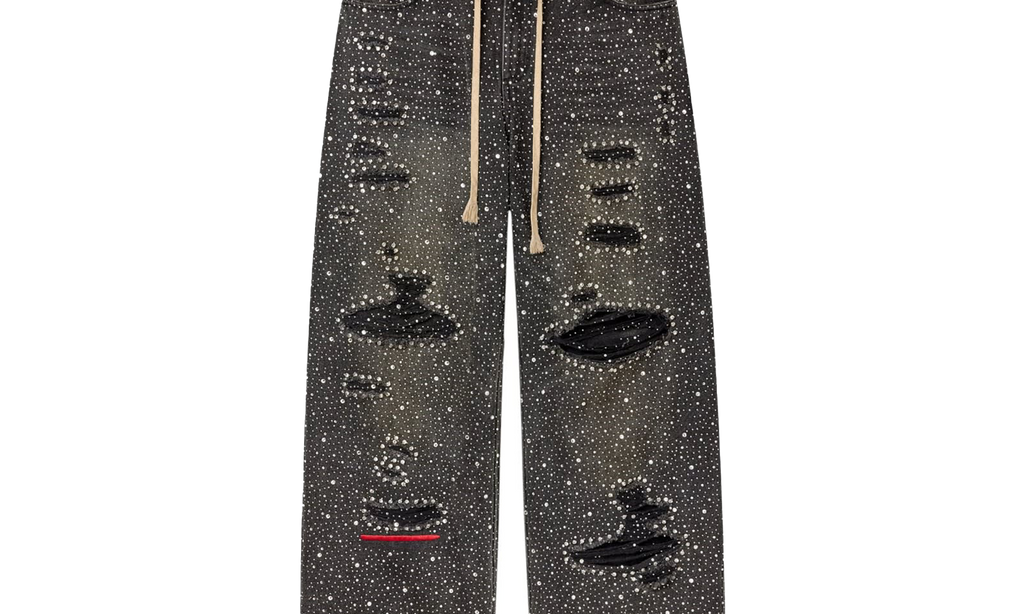 Iced Out Denim Jeans "Black" VALE 08 001 IODB BK