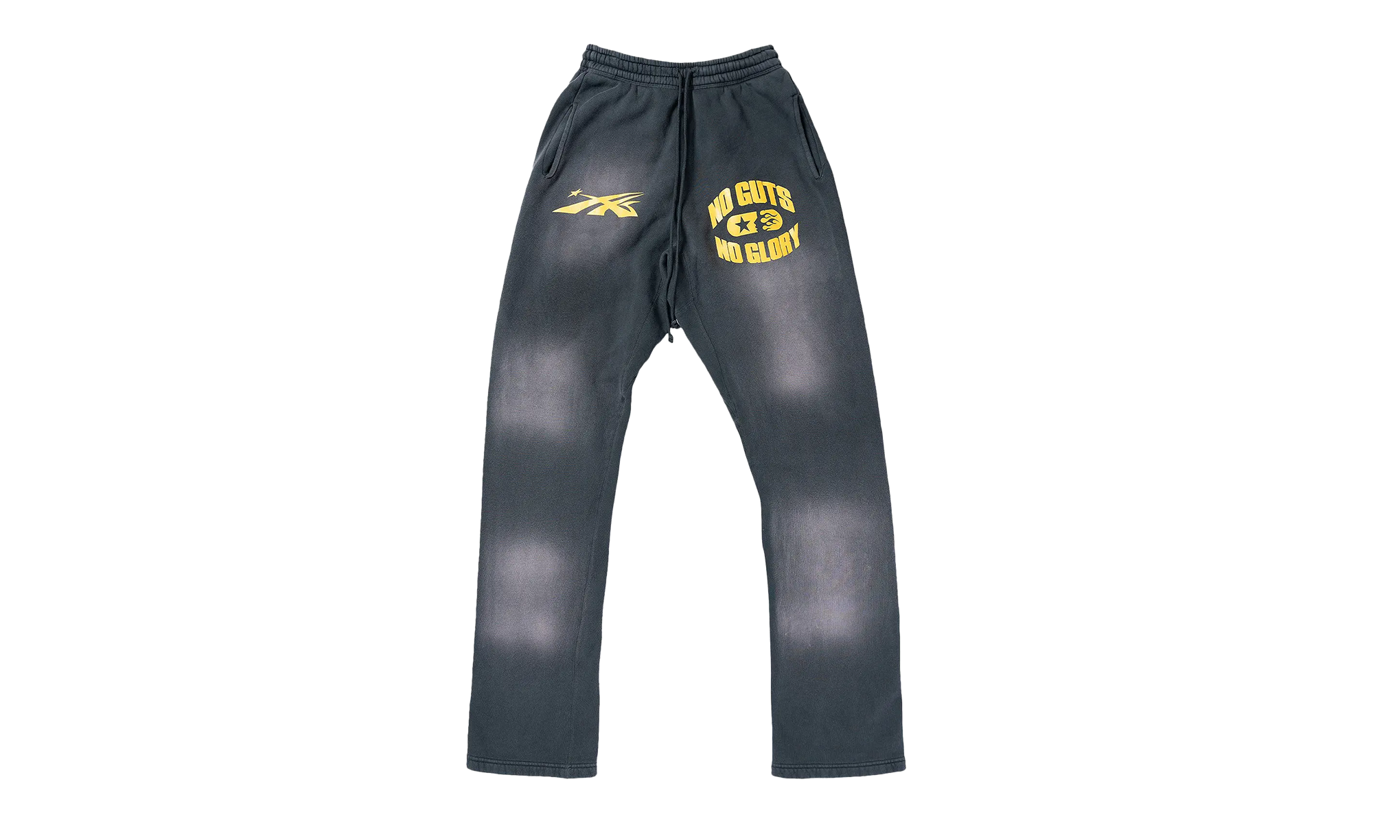 No Guts No Glory Flare Bottom Sweatpants "Midnight Dye Black" HSR088