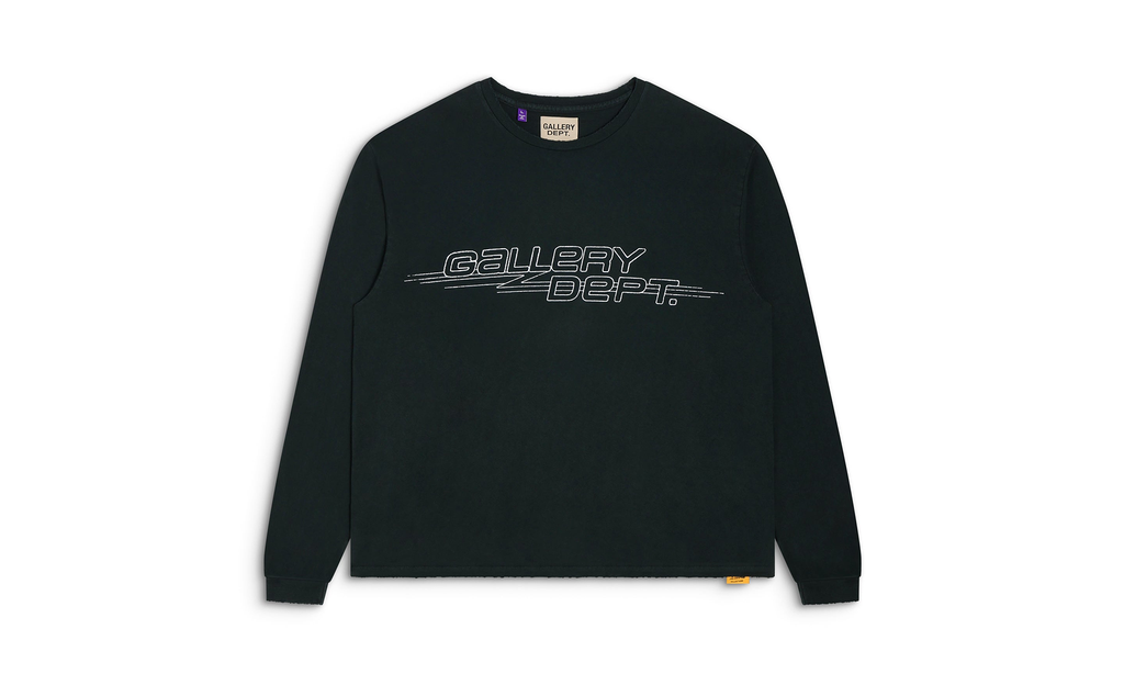 SKATE L/S TEE "Black" GD005