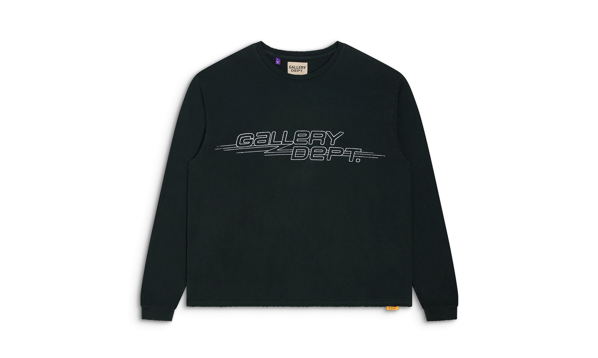 SKATE L/S TEE "Black" GD005