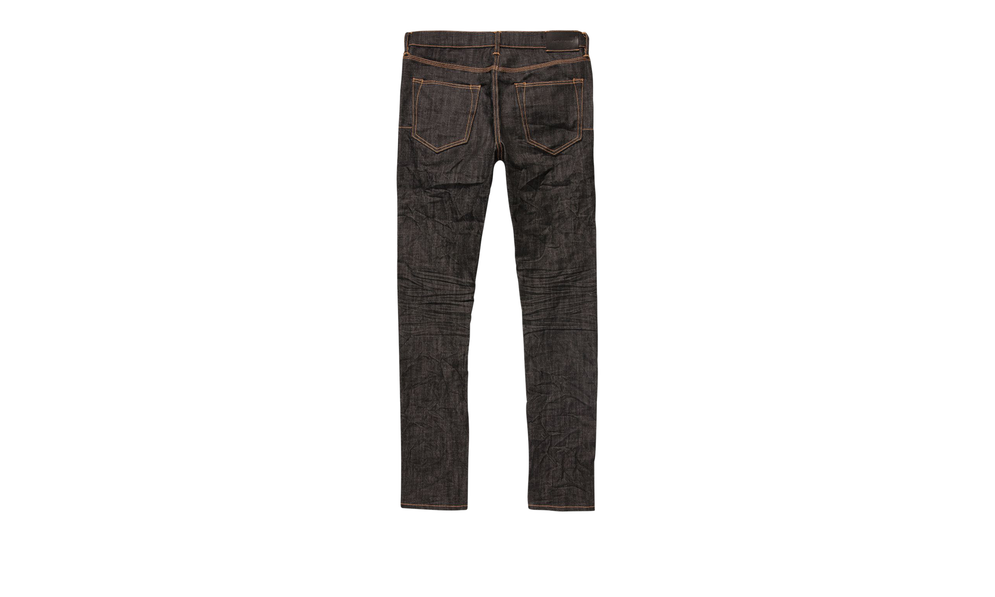 Slim Fit Low Rise With Slim Leg Jeans "Raw Black" P001 RBOJ123