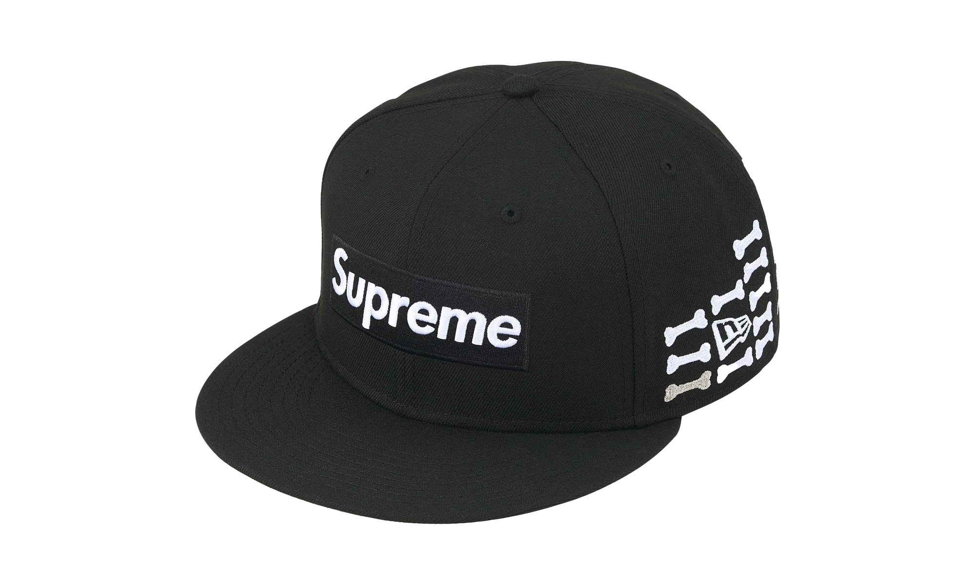 Bones Box Logo New Era 59Fifty Fitted Hat "Black" SU26347