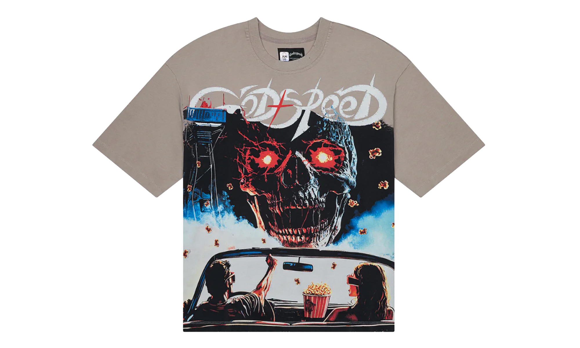 Drive In Tee "Stone Grey" GS025
