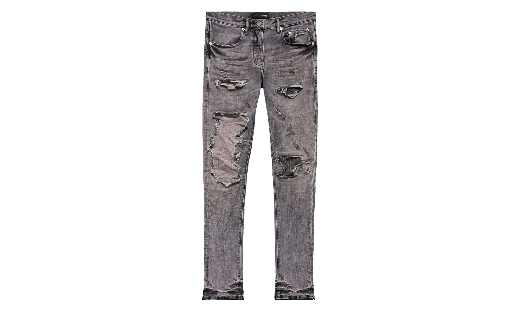 Stitch Patch Repair Jeans "GREY" P001 LGSR422