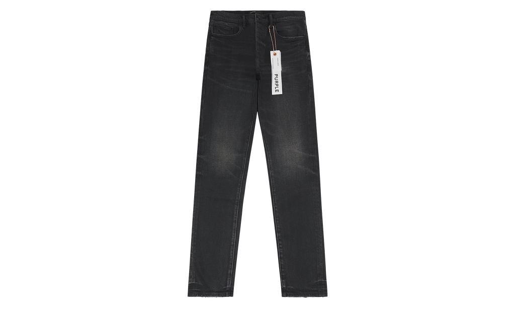 Double Dip Coated Straight Leg Denim "Black" P005 DDCV125