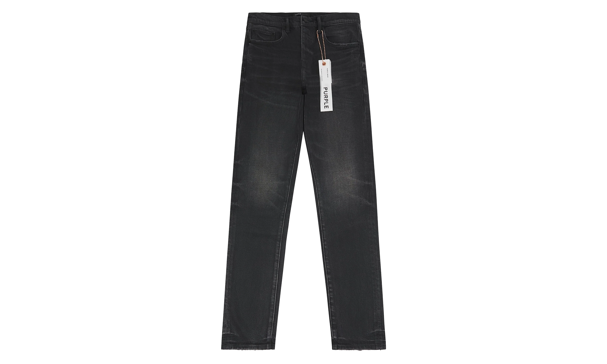 Double Dip Coated Straight Leg Denim "Black" P005 DDCV125