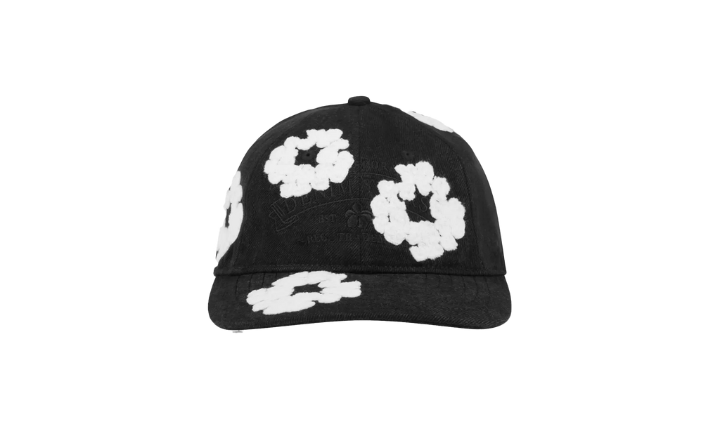 Denim Cotton Wreath Cap "Black" DT232