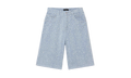 Textured Pearl Shorts Long "Light Indigo" P070 SFLN425